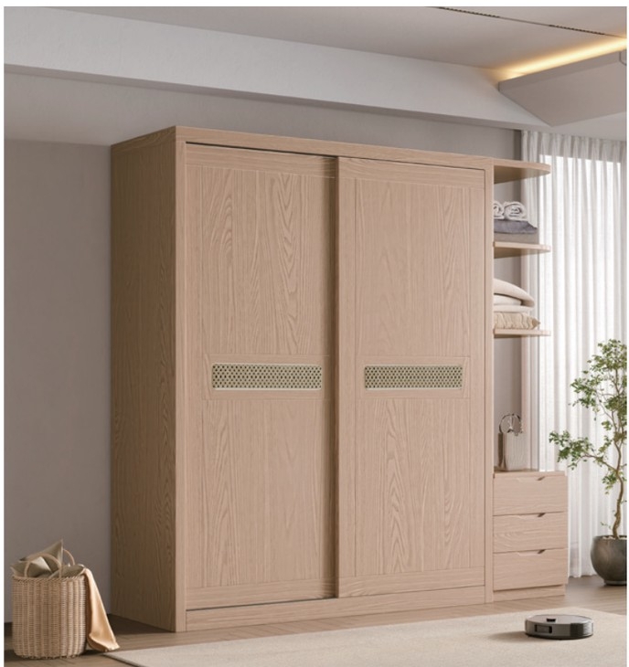 Sliding Cane Wardrobe